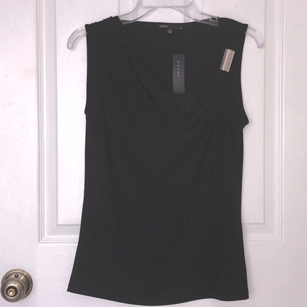 Spandex Poly Sleeveless Soft Top tab hang glasses